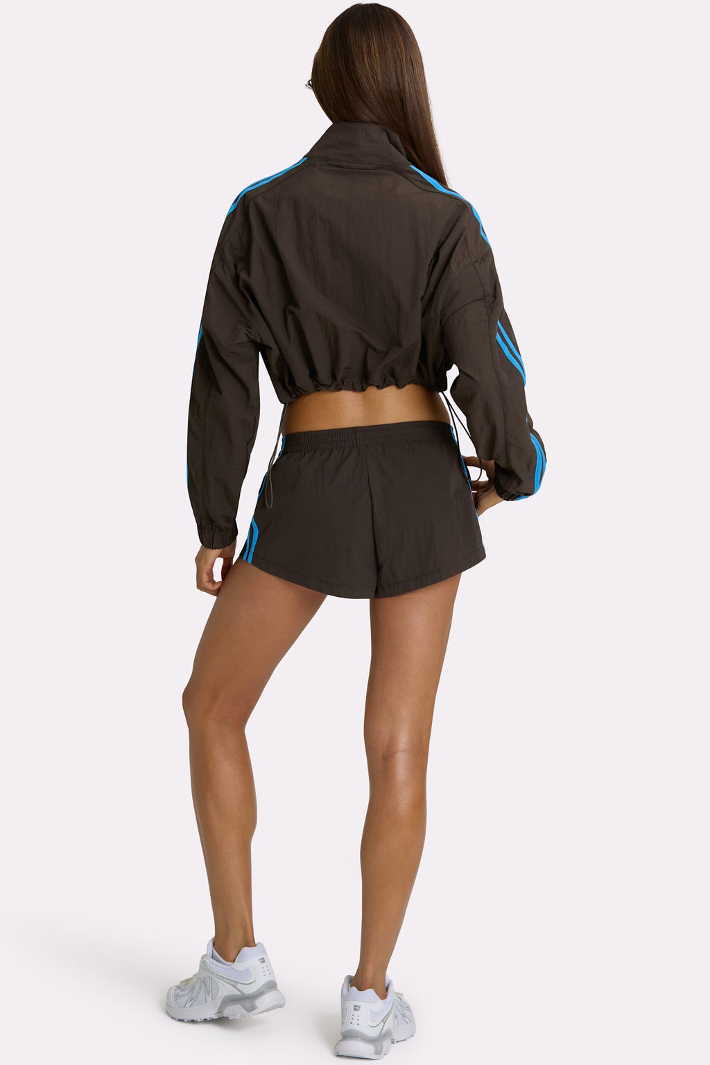 Woven Track Shorts In Truffle