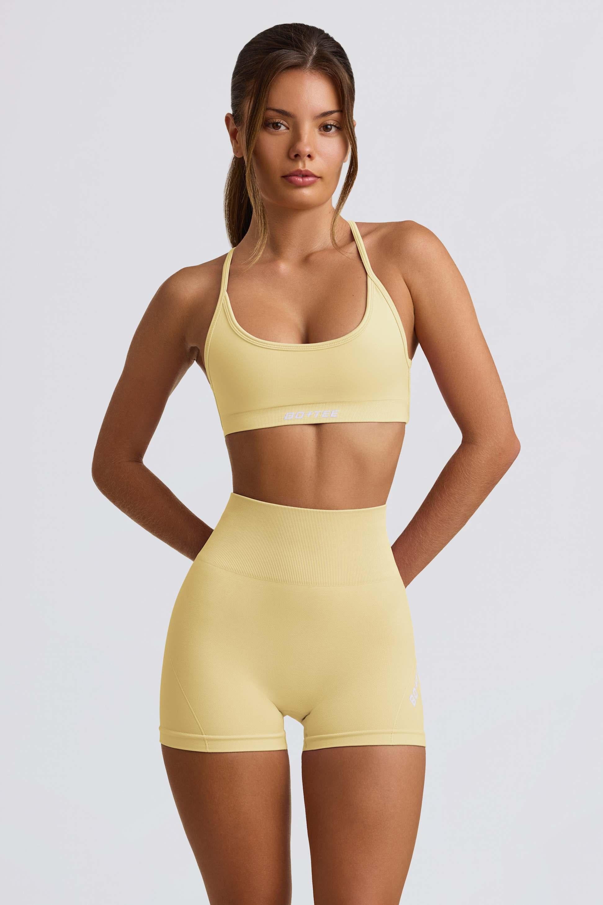 Super Sculpt Seamless Mini Shorts In Butter