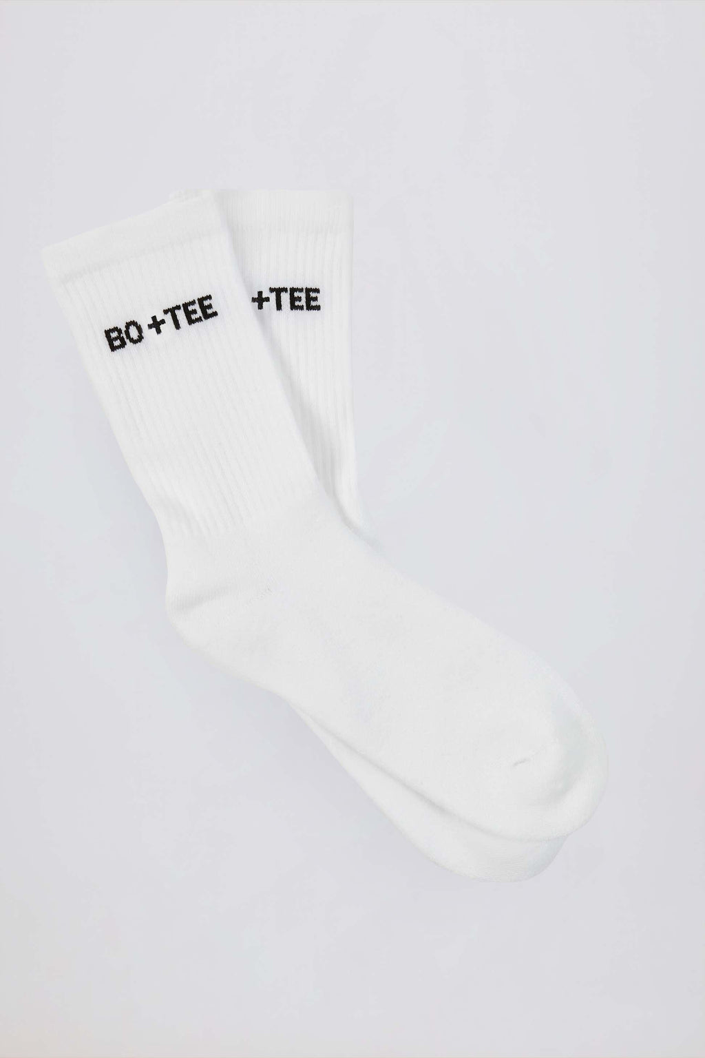 Ribbed Crew Sock Bundle In White