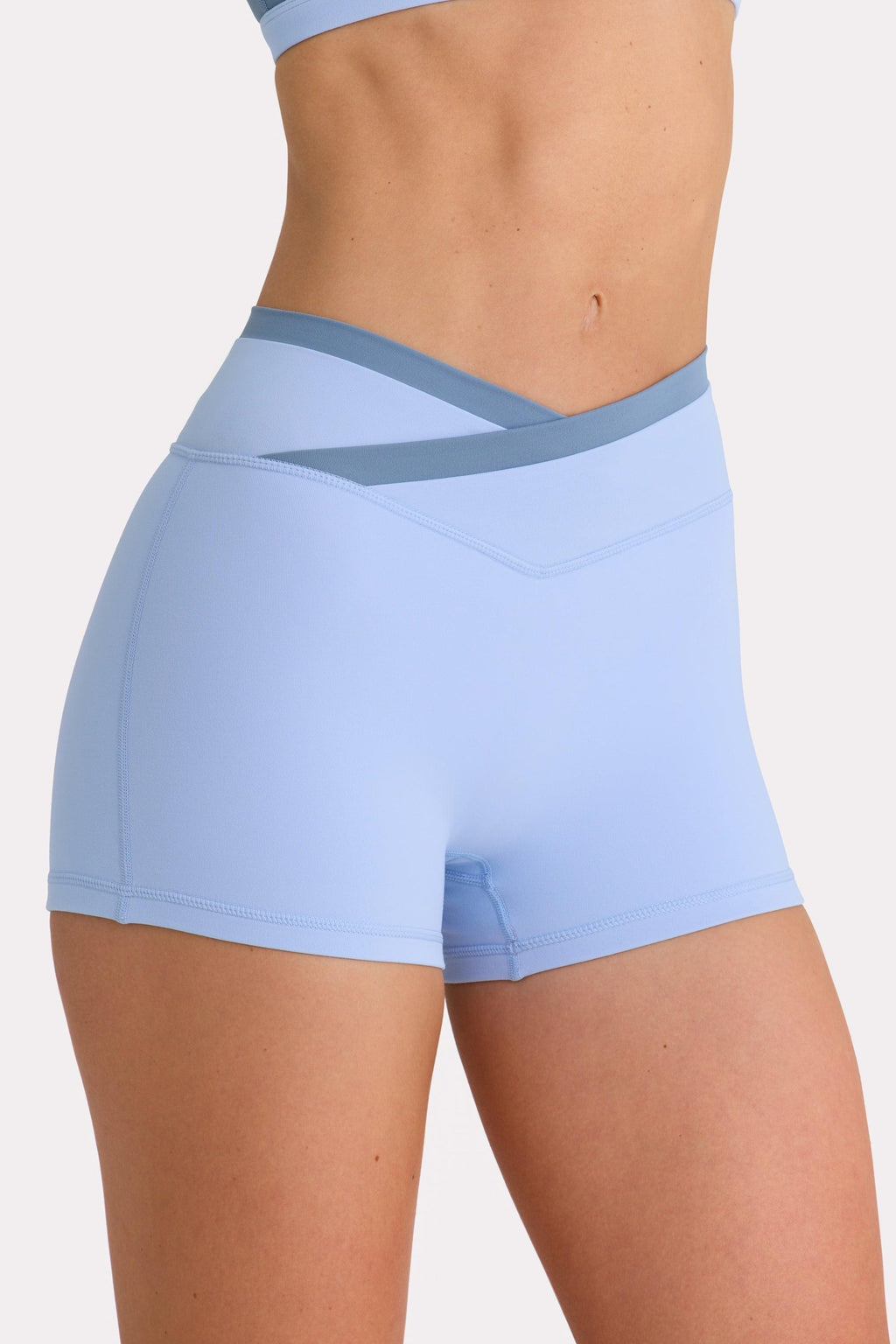 Soft Active Shorts In Sky