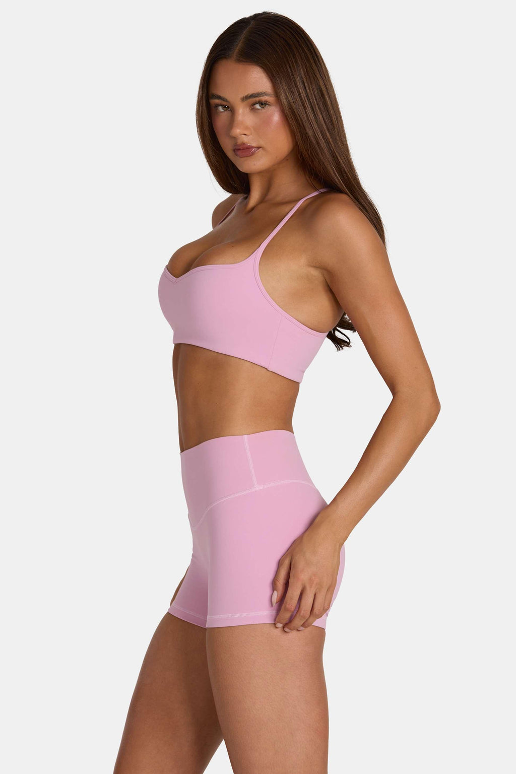 Soft Active Low-impact Sports Bra In Sweet Pink
