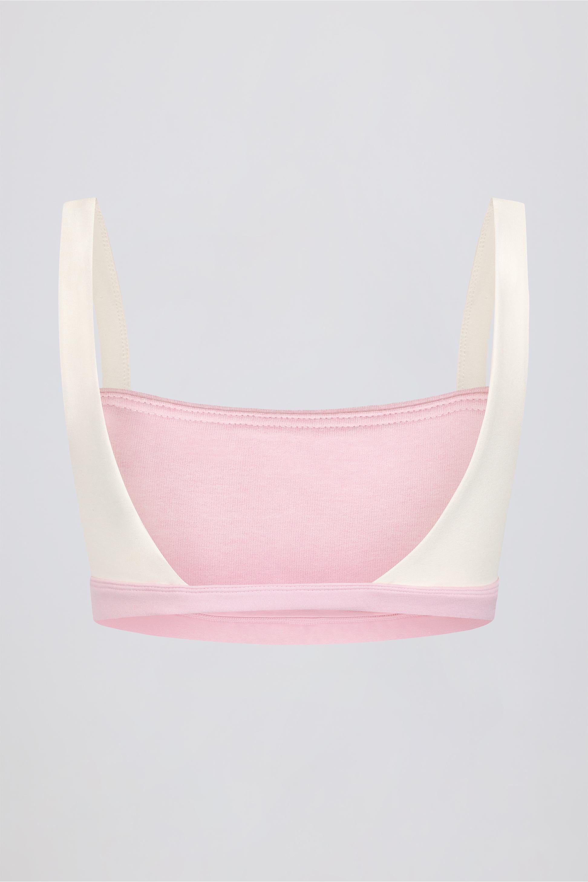 Contrast Sports Bra In Bloom
