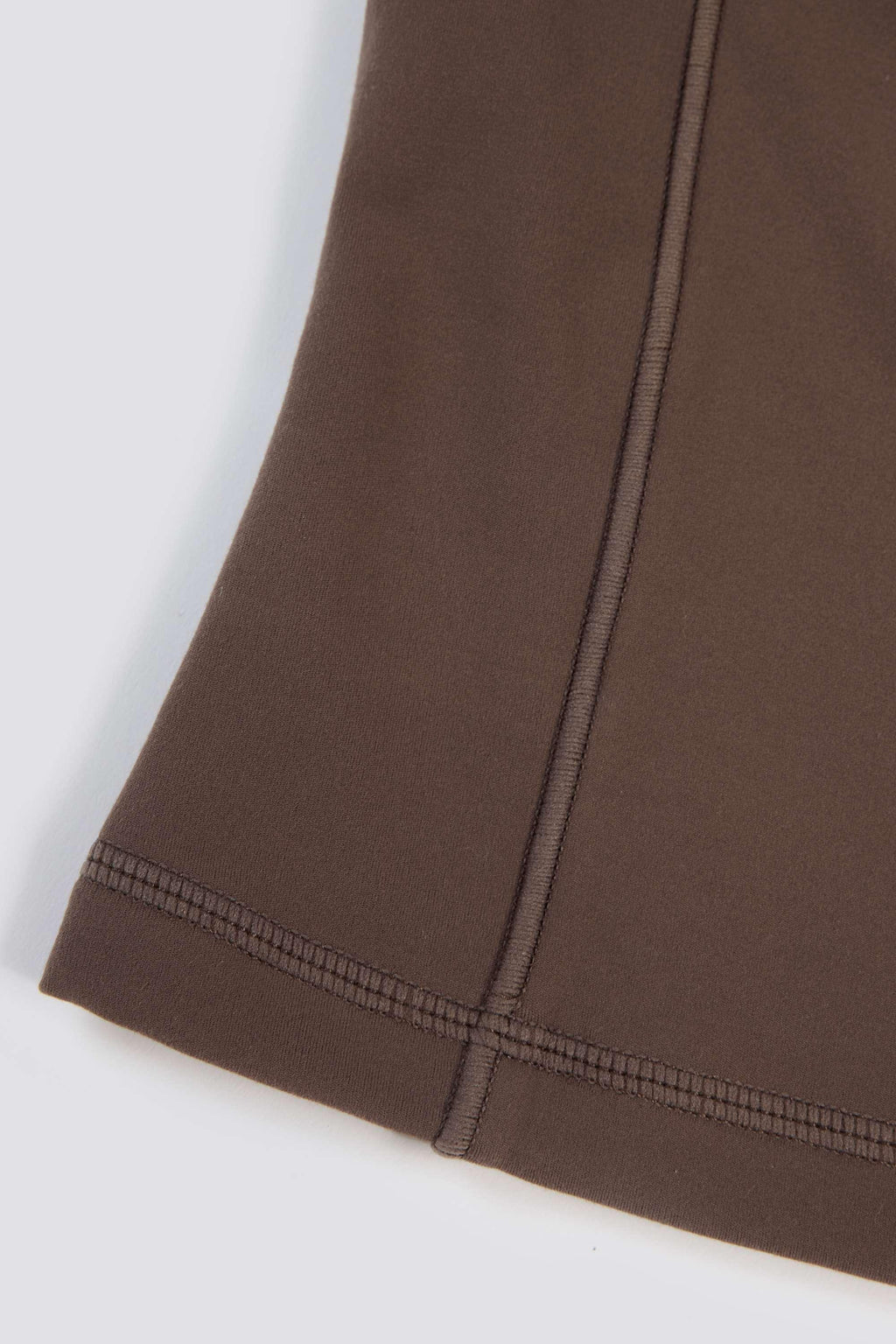 Soft Active Boat-neck Open-back Tank Top In Cocoa
