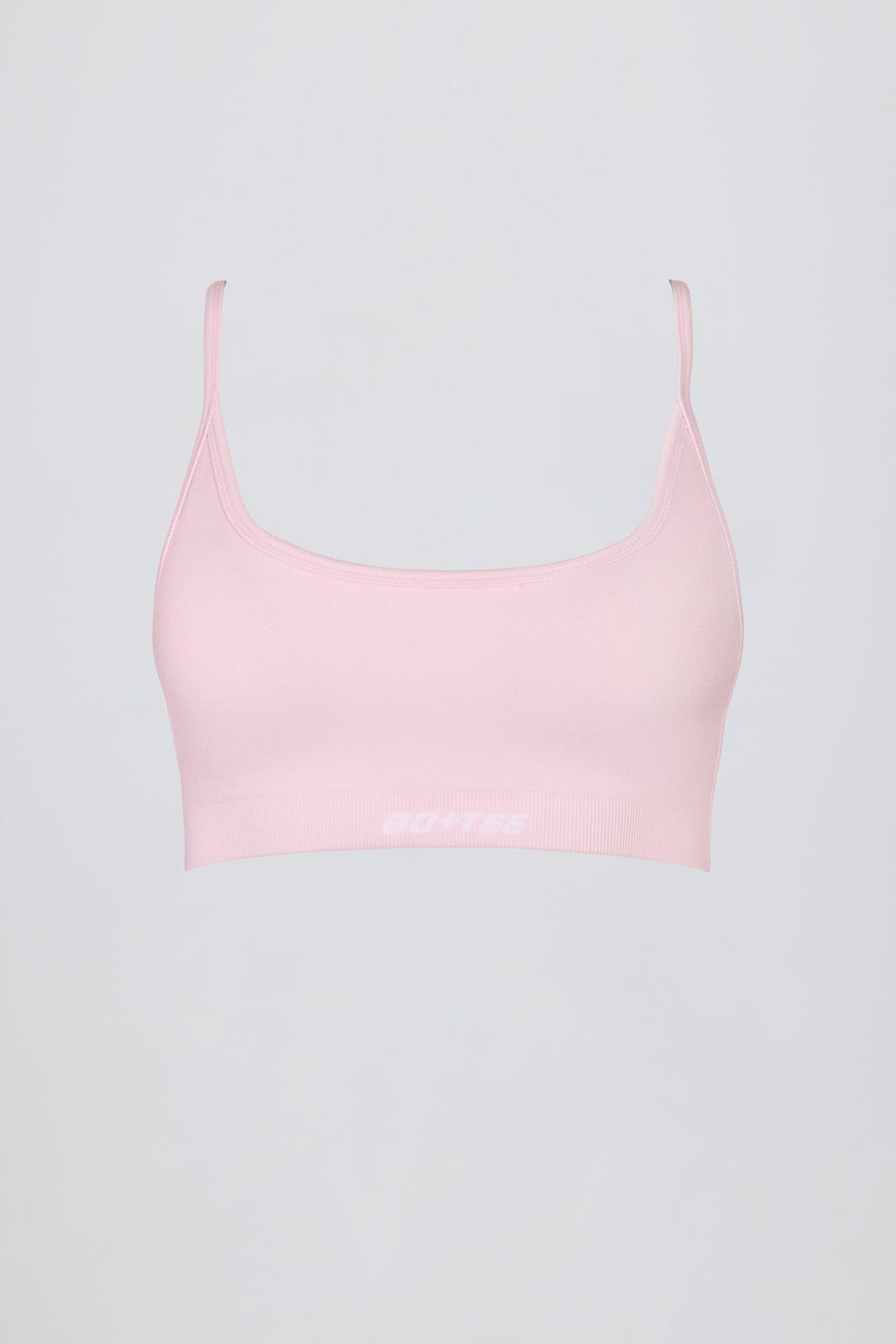 Super Sculpt Seamless Backless Sports Bra In Powder Pink