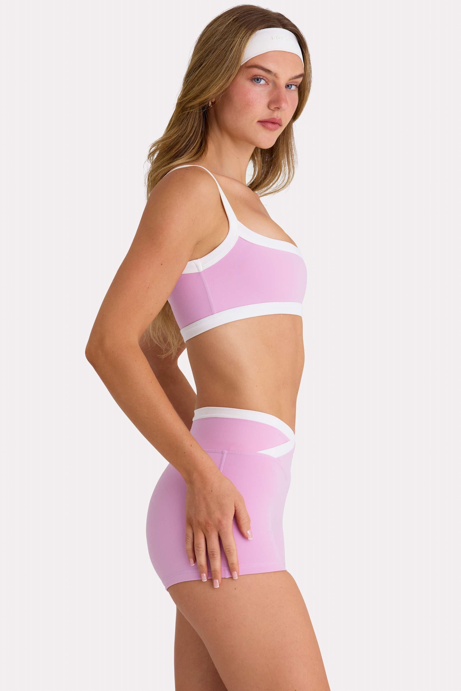 Soft Active Shorts In Sweet Pink