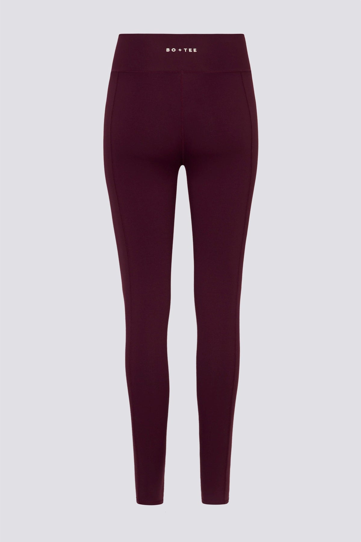 Soft Active V-waist Leggings In Burgundy